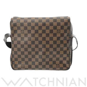 Louis Vuitton Damier Naviglio Brown Canvas Shoulder Bag